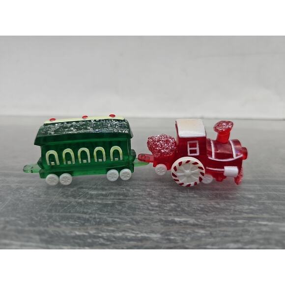 Vintage Hallmark Merry Miniatures Sweet Express Train Set of 2 1988•1989 [139] - Picture 2 of 16